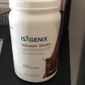 Isagenix creamy Dutch chocolate isalean shake mix